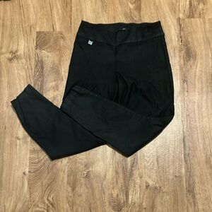 Up! Size 6 black techno material slim pants women’s wet look leggings
